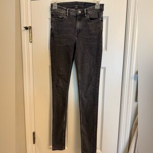 All Saints Grace Black Skinny Jeans